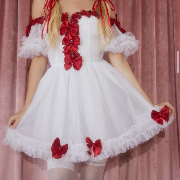 DollsKill WINTER ROSE MINI DRESS - Picture 6 of 6